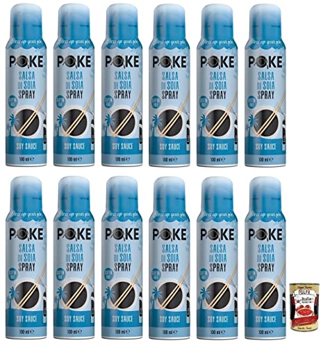 12x Fratelli Mantova Salsa di Soia Spray,Sojasauce für Poke,Glutenfrei 100ml + Italian Gourmet Polpa di Pomodoro 400g Dose 12x Fratelli Mantova Salsa di Soia Spray,Sojasauce für Poke,Glutenfrei 100ml + Italian Gourmet Polpa di Pomodoro 400g Dose von Italian Gourmet E.R.