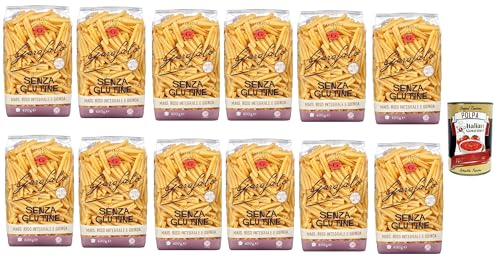 12x Garofalo Pasta Casarecce senza Glutine Glutenfreie Casarecce Nudeln gluten free 400g + Italian Gourmet Polpa 400g von Italian Gourmet E.R.