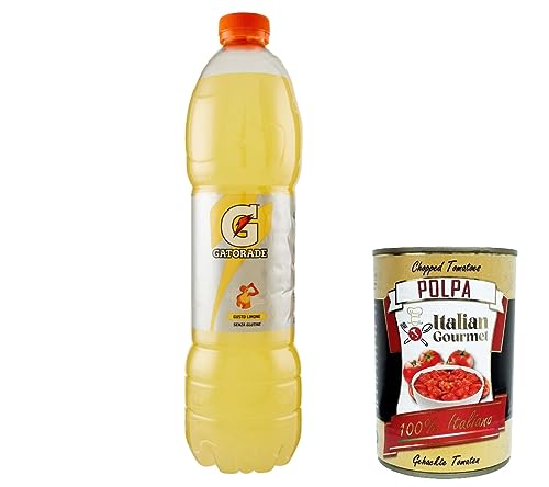 12x Gatorade Limone Bevanda energetica Energiegetränk Zitrone 1,5 L + Italian Gourmet polpa 400g von Italian Gourmet E.R.