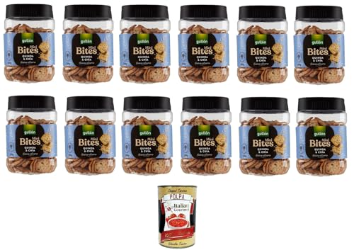 12x Gullon Quinoa- und Chia-Cracker 250 g + Italian Goumet polpa 400g 12x Gullon Quinoa- und Chia-Cracker 250 g + Italian Goumet polpa 400g von Italian Gourmet E.R.