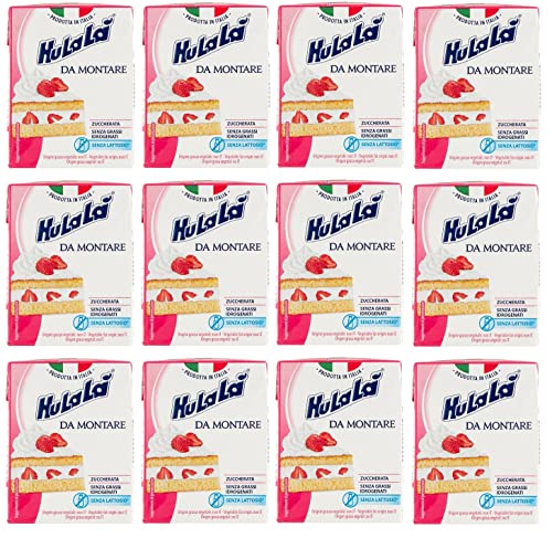 12x Hulalà Panna da montare zuccherata gesüßtes Süßwarenprodukt Sahne zu montierendes 200ml laktosefrei und frei von gehärtetem Fett Italienisches Produkt basierend auf pflanzlichen Fetten 12x Hulalà Panna da montare zuccherata gesüßtes Süßwarenprodukt Sahne zu montierendes 200ml laktosefrei und frei von gehärtetem Fett Italienisches Produkt basierend auf pflanzlichen Fetten von Italian Gourmet E.R.