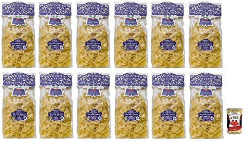 12x Il Vecchio Pastificio di Gragnano Pasta Farfalle,Gragnano IGP-Nudeln aus Hartweizengrieß von höchster Qualität 500g + Italian Gourmet Polpa di Pomodoro 400g Dose 12x Il Vecchio Pastificio di Gragnano Pasta Farfalle,Gragnano IGP-Nudeln aus Hartweizengrieß von höchster Qualität 500g + Italian Gourmet Polpa di Pomodoro 400g Dose von Italian Gourmet E.R.