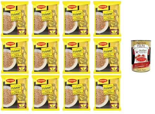 12x MAGGI FUSIAN CURRY TASTE Instant-Nudeln und Curry-Gewürz, 71 g + Italian Gourmet polpa 400g 12x MAGGI FUSIAN CURRY TASTE Instant-Nudeln und Curry-Gewürz, 71 g + Italian Gourmet polpa 400g von Italian Gourmet E.R.