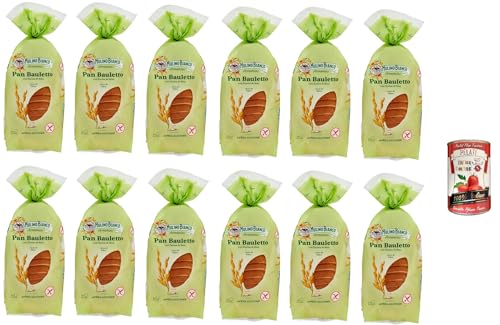 12x Mulino Bianco Armonia Pan Bauletto Glutenfreies Brot mit Reismehl und Sonnenblumenöl 300 g+ Italian Gourmet pelati 400gr 12x Mulino Bianco Armonia Pan Bauletto Glutenfreies Brot mit Reismehl und Sonnenblumenöl 300 g+ Italian Gourmet pelati 400gr von Italian Gourmet E.R.