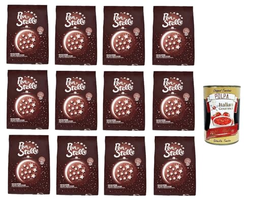 Mulino Bianco Biscotti Pan di stelle 12x 700g Italien kekse biscuits cookies kuchen + Italian Gourmet polpa 400g Mulino Bianco Biscotti Pan di stelle 12x 700g Italien kekse biscuits cookies kuchen + Italian Gourmet polpa 400g von Italian Gourmet E.R.