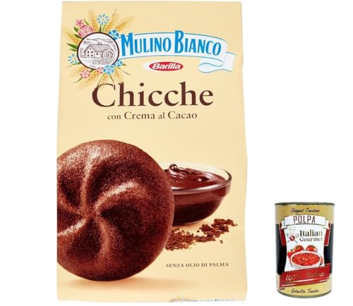 12x Mulino Bianco Kekse mit Schokolade Kakao Chicche di cacao, cookies cocoa Kuchen 200g + Italian Gourmet polpa 400g 12x Mulino Bianco Kekse mit Schokolade Kakao Chicche di cacao, cookies cocoa Kuchen 200g + Italian Gourmet polpa 400g von Italian Gourmet E.R.