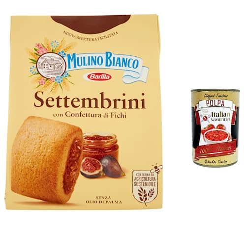 12x Mulino Bianco Settembrini Kekse mit Feigenmarmelade biscuits cookies 300g + Italian gourmet polpa 400g 12x Mulino Bianco Settembrini Kekse mit Feigenmarmelade biscuits cookies 300g + Italian gourmet polpa 400g von Italian Gourmet E.R.