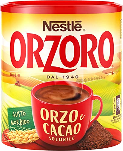 12x Nestle Orzoro Orzo e Cacao Instant lösliche Gerste und Kakao Getreidekaffee kaffee 180gr von Italian Gourmet E.R.