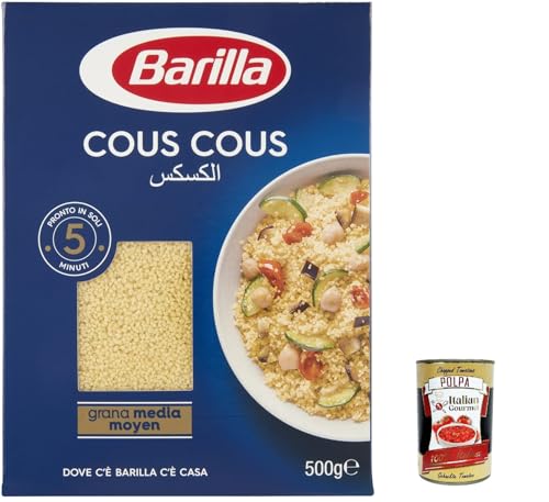 12x Pasta Barilla Cous Cous, italienisch Nudeln 500 g pack + Italian Gourmet polpa 400g von Italian Gourmet E.R.