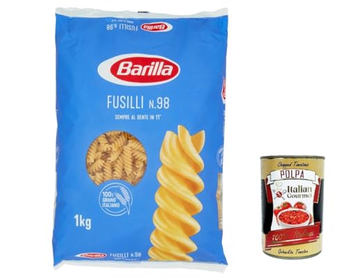 12x Pasta Barilla Fusilli Nr. 98 italienisch Nudeln 1kg pack + Italian Gourmet polpa 400g von Italian Gourmet E.R.