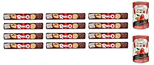 12x Pavesi Ringo Tubo Cacao Kekse mit Kakaocreme 165g + Italian Gourmet 100% italienische geschälte Tomaten dosen 2x 400g 12x Pavesi Ringo Tubo Cacao Kekse mit Kakaocreme 165g + Italian Gourmet 100% italienische geschälte Tomaten dosen 2x 400g von Italian Gourmet E.R.
