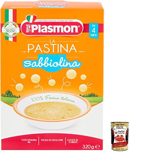 12x Plasmon Pastina Sabbiolina 320 g da 4 mesi + Italian Gourmet polpa 400g von Italian Gourmet E.R.