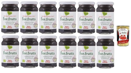 12x Rigoni di Asiago Fiordifrutta - sambuco e fiori di sambuco Holunder und Holunderblüten 250 gr+ Italian Gourmet Polpa di Pomodoro 400 g Tin 12x Rigoni di Asiago Fiordifrutta - sambuco e fiori di sambuco Holunder und Holunderblüten 250 gr+ Italian Gourmet Polpa di Pomodoro 400 g Tin von Italian Gourmet E.R.