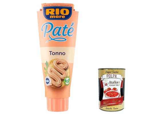 12x Rio Mare Pate patè Tonno Thunfischcreme 100g Brotaufstrich Streichfähiges + Italian Gourmet polpa 400g von Italian Gourmet E.R.