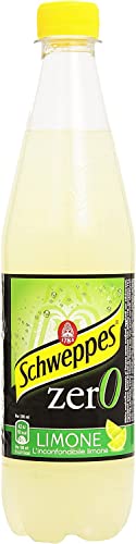 12x Schweppes limone Zero Zitrone Lemonade ohne zucker PET 0,6 Lt erfrischend von Italian Gourmet E.R.
