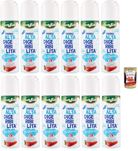 12x Trevalli Panna Spray, laktosefrei 250g+ Italian Gourmet polpa 400g 12x Trevalli Panna Spray, laktosefrei 250g+ Italian Gourmet polpa 400g von Italian Gourmet E.R.