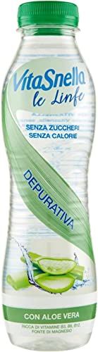 12x Vitasnella Depurativa Erfrischungsgetränk mit Aloe Vera Saft - 500 ml von Italian Gourmet E.R.