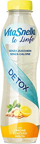 12x Vitasnella Le Linfe Detox-Wasser mit Zitrone, Ingwer und Minze - 500 ml von Italian Gourmet E.R.