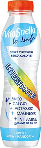 12x Vitasnella Le Linfe Funktionswasser Integra Geschmack Apfel Mandel - 500ml von Italian Gourmet E.R.