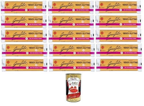15x Spaghetti senza Glutine,Glutenfreie Spaghetti mit Maismehl, Naturreis, Kartoffeln und Quinoa 15x400gr + Italian Gourmet polpa 400g 15x Spaghetti senza Glutine,Glutenfreie Spaghetti mit Maismehl, Naturreis, Kartoffeln und Quinoa 15x400gr + Italian Gourmet polpa 400g von Italian Gourmet E.R.