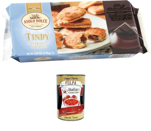 16x Asolo Dolce TIndy Ripieni alla crema di cioccolato Schokoladencremefüllungen 110gr+ Italian Gourmet polpa 400g 16x Asolo Dolce TIndy Ripieni alla crema di cioccolato Schokoladencremefüllungen 110gr+ Italian Gourmet polpa 400g von Italian Gourmet E.R.