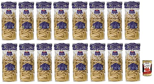 16x Il Vecchio Pastificio di Gragnano Pasta Penne a Zita Rigate,Gragnano IGP-Italienische Nudeln aus Hartweizengrieß von höchster Qualität 500g + Italian Gourmet Polpa di Pomodoro 400g Dose von Italian Gourmet E.R.