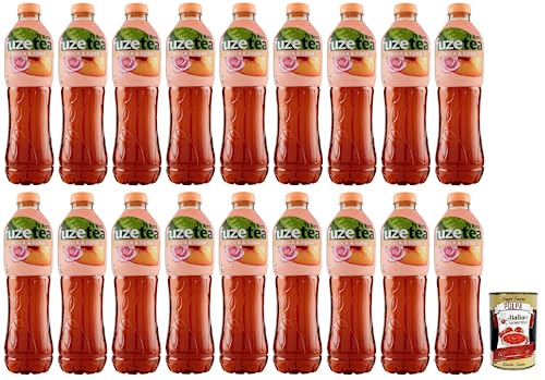 18x FUZE TEA Pesca,Schwarzer Tee Pfirsich- und Rosen Eistee,Erfrischungsgetränk,Alkoholfrei,Einweg-PET-Flasche 1,25Lt + Italian Gourmet Polpa di Pomodoro 400g Dose 18x FUZE TEA Pesca,Schwarzer Tee Pfirsich- und Rosen Eistee,Erfrischungsgetränk,Alkoholfrei,Einweg-PET-Flasche 1,25Lt + Italian Gourmet Polpa di Pomodoro 400g Dose von Italian Gourmet E.R.