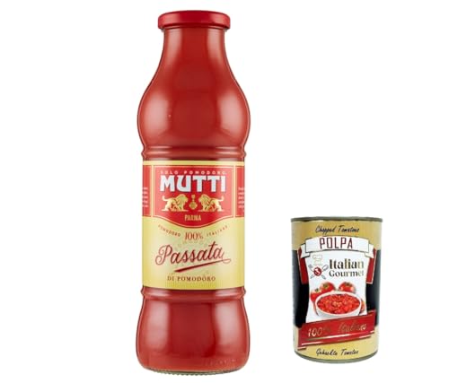 18x Mutti Passata di Pomodoro Tomatenpaste Tomaten sauce 100% Italienisch 700g + Italian Gourmet polpa 400g von Italian Gourmet E.R.