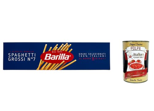 20x Lange Nudeln Pasta Spaghetti Grossi n.7, 100% italienisch Nudeln 500g + Italian Gourmet polpa 400g 20x Lange Nudeln Pasta Spaghetti Grossi n.7, 100% italienisch Nudeln 500g + Italian Gourmet polpa 400g von Italian Gourmet E.R.