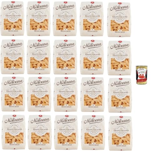 20x La Molisana Pennoni Rigati N. 21 Pasta Lenta Lavorazione Teigwaren aus Hartweizengrieß Bronze-Zeichnung 500g + Italian Gourmet Polpa 400g 20x La Molisana Pennoni Rigati N. 21 Pasta Lenta Lavorazione Teigwaren aus Hartweizengrieß Bronze-Zeichnung 500g + Italian Gourmet Polpa 400g von Italian Gourmet E.R.