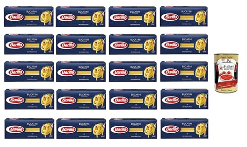 20x Pasta Barilla Bucatini Nr. 9 italienisch Nudeln 500 g pack + Italian Gourmet polpa 400g von Italian Gourmet E.R.