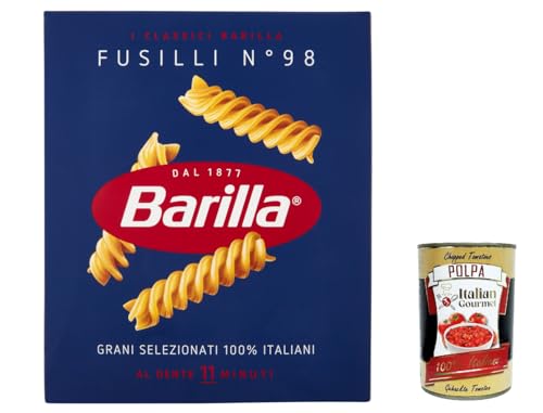 20x Pasta Barilla Fusilli Nr. 98 italienisch Nudeln 500 g pack + Italian Gourmet polpa 400g von Italian Gourmet E.R.