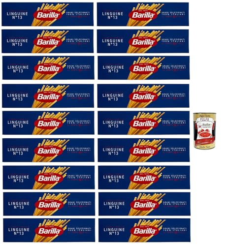 20x Pasta Barilla Linguine Nr. 13 italienisch Nudeln 500 g pack + Italian Gourmet polpa 400g 20x Pasta Barilla Linguine Nr. 13 italienisch Nudeln 500 g pack + Italian Gourmet polpa 400g von Italian Gourmet E.R.