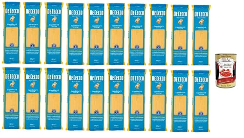 20x Pasta De Cecco 100% Italian Capellini n. 9 Noodles 500 g + Italian Gourmet Polpa 400 g 20x Pasta De Cecco 100% Italian Capellini n. 9 Noodles 500 g + Italian Gourmet Polpa 400 g von Italian Gourmet E.R.