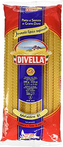 20x Pasta Divella 100% Italienisch N° 81 Mafaldine 500 gr 20x Pasta Divella 100% Italienisch N° 81 Mafaldine 500 gr von Italian Gourmet E.R.