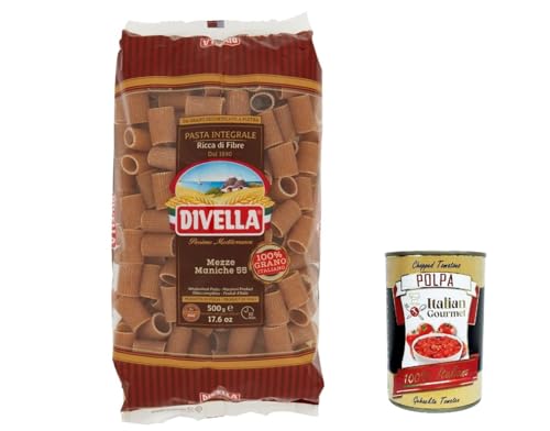 20x Pasta Divella Mezze maniche integrale n.55 Vollkor italienisch Nudeln 500 g + Italian Gourmet polpa 400g 20x Pasta Divella Mezze maniche integrale n.55 Vollkor italienisch Nudeln 500 g + Italian Gourmet polpa 400g von Italian Gourmet E.R.