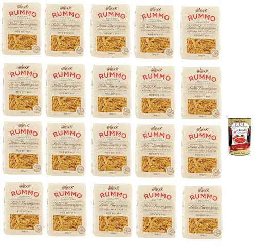 20x Rummo Pasta Mista N. 74 Hartweizengrieß Pasta Italienische Nudeln 500g Packung + Italian Gourmet Polpa di Pomodoro 400g Dose von Italian Gourmet E.R.