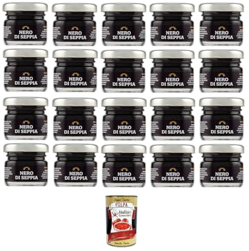 20x SMERALDA Nero di Seppia Tintenfisch-Tinte 20gr + Italian Gourmet polpa 400g 20x SMERALDA Nero di Seppia Tintenfisch-Tinte 20gr + Italian Gourmet polpa 400g von Italian Gourmet E.R.
