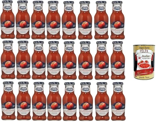 24x Cirio Succo di pomodoro Tomatensaft 200ml+ Italian Gourmet polpa 400g 24x Cirio Succo di pomodoro Tomatensaft 200ml+ Italian Gourmet polpa 400g von Italian Gourmet E.R.