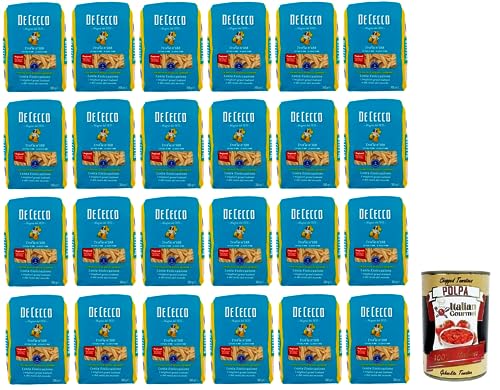 24x De Cecco Trofie N°188 Hartweizengrieß Pasta,Italienischer Weizen,500g-Packung + Italian Gourmet Polpa di Pomodoro 400g Dose 24x De Cecco Trofie N°188 Hartweizengrieß Pasta,Italienischer Weizen,500g-Packung + Italian Gourmet Polpa di Pomodoro 400g Dose von Italian Gourmet E.R.