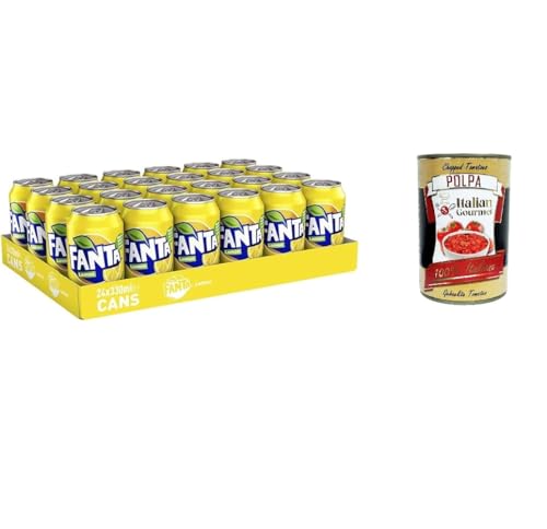 24x Fanta Lemon 330ml + Italian Gourmet polpa 400g 24x Fanta Lemon 330ml + Italian Gourmet polpa 400g von Italian Gourmet E.R.