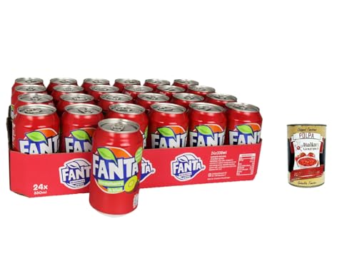 24x Fanta Strawberry & Kiwi 330ml + Italian Gourmet polpa 400g von Italian Gourmet E.R.