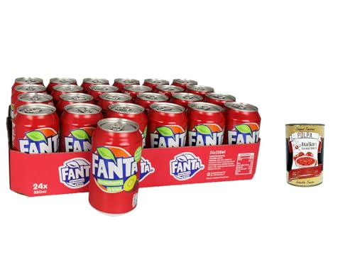 24x Fanta Strawberry & Kiwi 330ml + Italian Gourmet polpa 400g 24x Fanta Strawberry & Kiwi 330ml + Italian Gourmet polpa 400g von Italian Gourmet E.R.