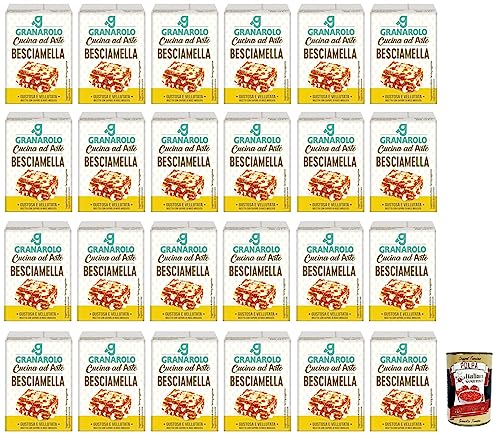 24x Granarolo Besciamella,UHT-Béchamel Sahne zum Kochen,Langanhaltende,Weich und Ohne Klümpchen,200ml + Italian Gourmet Polpa di Pomodoro 400g Dose 24x Granarolo Besciamella,UHT-Béchamel Sahne zum Kochen,Langanhaltende,Weich und Ohne Klümpchen,200ml + Italian Gourmet Polpa di Pomodoro 400g Dose von Italian Gourmet E.R.