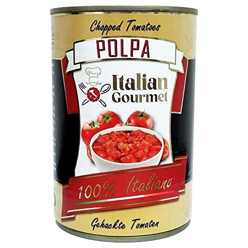 24x Italian Gourmet Polpa di pomodoro Fein gehacktes Tomatenmark 100% italienisch 400g 24x Italian Gourmet Polpa di pomodoro Fein gehacktes Tomatenmark 100% italienisch 400g von Italian Gourmet E.R.