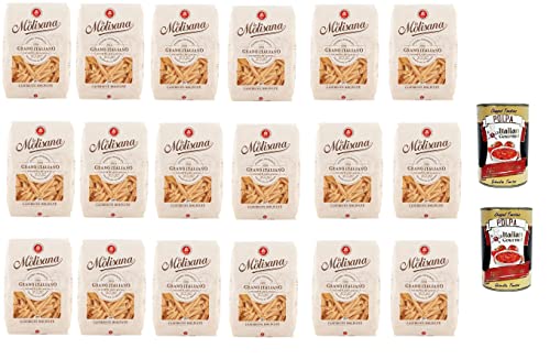 24x La Molisana Casarecce Molisane N.29 Pasta Lenta Lavorazione Teigwaren aus Hartweizengrieß Bronze-Zeichnung 500g + 2x Italian Gourmet Polpa von Italian Gourmet E.R.