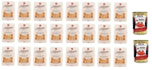 24x La Molisana Casareccia Pasta Lenta Lavorazione Teigwaren aus Hartweizengrieß Bronze-Zeichnung 500g + 2x Italian Gourmet Polpa von Italian Gourmet E.R.