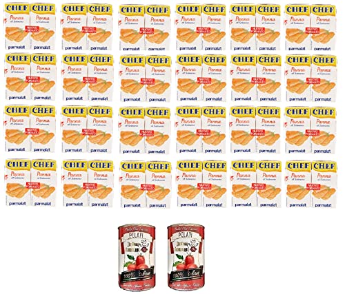 24x Parmalat Panna Chef al Salmone Sahne Kochcreme creme mit Lachs 2x125ml + Italian Gourmet 100% italienische geschälte Tomaten dosen 2x 400g 24x Parmalat Panna Chef al Salmone Sahne Kochcreme creme mit Lachs 2x125ml + Italian Gourmet 100% italienische geschälte Tomaten dosen 2x 400g von Italian Gourmet E.R.