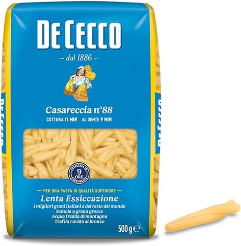 24x Pasta De Cecco 100% Italienisch Casareccia n. 88 Nudeln 500g + Italian Gourmet Polpa 400g von Italian Gourmet E.R.