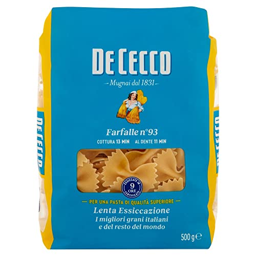 24x Pasta De Cecco 100% Italienisch Farfalle n. 93 Nudeln 500g + Italian Gourmet Polpa 400g 24x Pasta De Cecco 100% Italienisch Farfalle n. 93 Nudeln 500g + Italian Gourmet Polpa 400g von Italian Gourmet E.R.